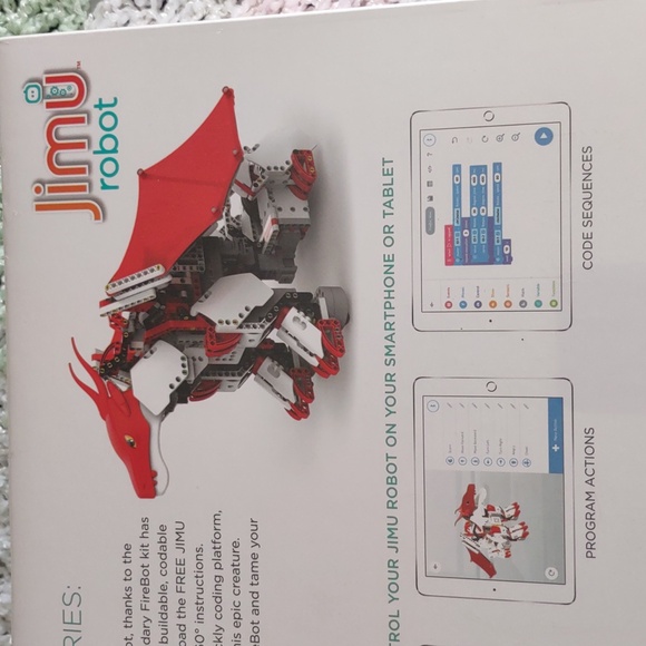 New Sealed UBTECH Jimu Mythical Series Firebot Kit - Picture 6 of 13